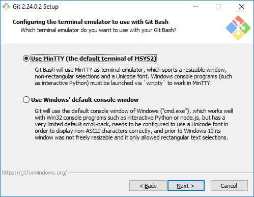 установка git for windows с openSSH изображение с сайта www.andreyolegovich.ru