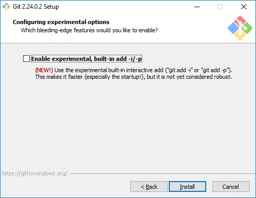 установка git for windows с openSSH изображение с сайта www.andreyolegovich.ru