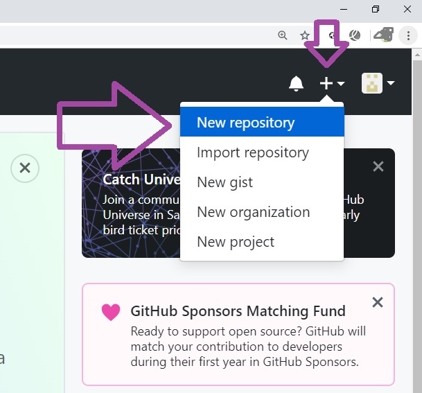 Создать новый профиль на github изображение с сайта www.andreyolegovich.ru
