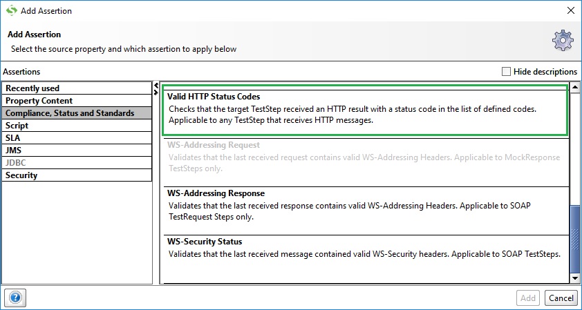 Valid HTTP Status Code assertion изображение с сайта www.andreyolegovich.ru