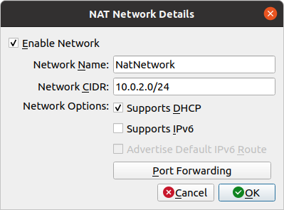 Создание NAT Network в VirtualBox  изображение с сайта www.andreyolegovich.ru