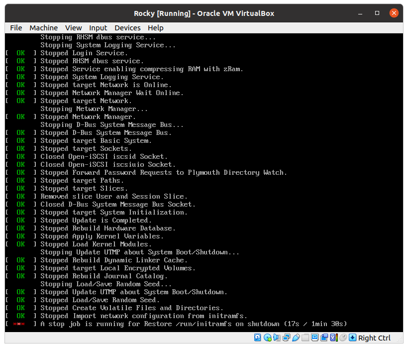 Установка Rocky Linux изображение с сайта www.andreyolegovich.ru