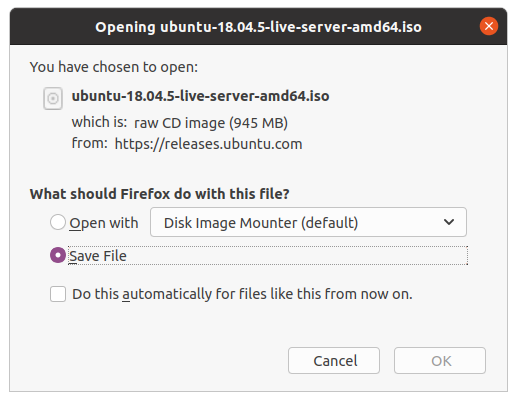 Установка Ubuntu 18.04 изображение с сайта www.andreyolegovich.ru
