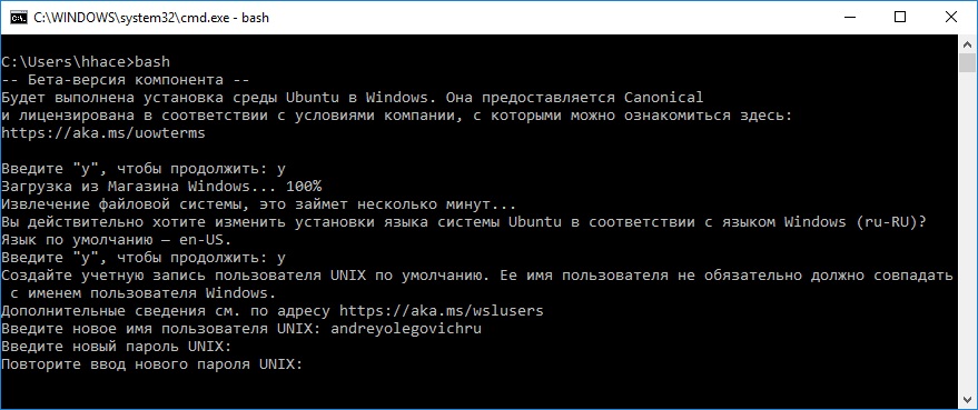 Пошаговая инструкция по включению WSL WSL2 Bash в Windows 10  изображение с сайта www.andreyolegovich.ru